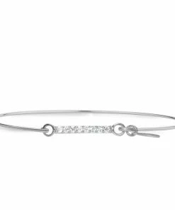Stia Jewelry Pavé Icon Bracelet Bar - Silver