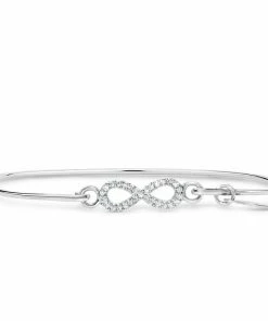 Stia Jewelry Pavé Icon Bracelet Infinity - Silver