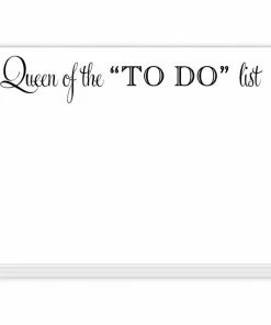 Roseannebeck Mini Slab Pad - Queen Of The “To Do” List Stationery