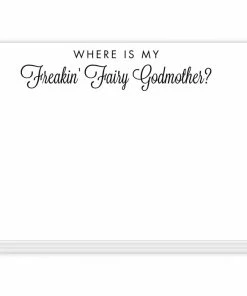 Roseannebeck Stationery Mini Slab Pad - Where Is My Freakin’ Fairy Godmother?