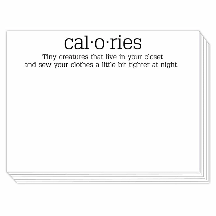 Roseannebeck Mini Slab Pad - Cal-o-ries Stationery