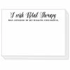 Roseannebeck Mini Slab Pad - I Wish Retail Therapy Stationery