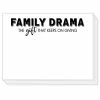 Roseannebeck Stationery Mini Slab Pad - Family Drama
