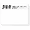Roseannebeck Mini Slab Pad - Laundry Stationery