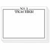 Roseannebeck Mini Slab Pad - No. 1 Teacher Stationery