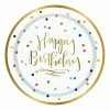 Slant Paper Plates - Happy Birthday Gifts