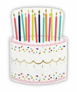 Slant Shaped Napkins - Birthday Cake Gifts