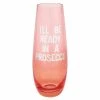 Slant 10 Oz Champagne Flute - Ready In Prosecco Gifts
