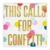 Slant Beverage Napkins - This Calls For Confetti