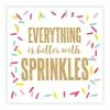 Slant Beverage Napkins - Everything Is Better With Sprinkles
