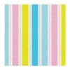 Slant Beverage Napkins - Stripes