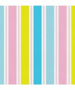 Slant Beverage Napkins - Stripes