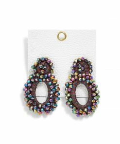 2 Chic Beaded Statement Earrings Jewelry