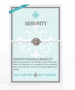 My Saint My Hero Serenity Blessing Bracelet - Metallic Silver Jewelry