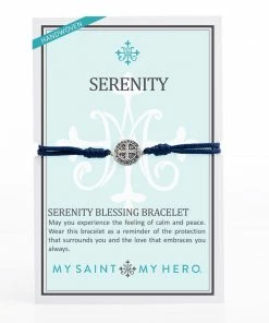 My Saint My Hero Serenity Blessing Bracelet - Navy Jewelry