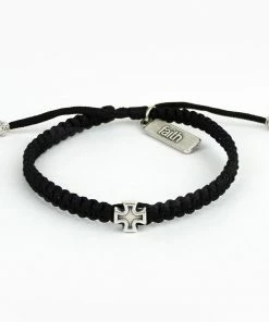 My Saint My Hero Jewelry Family Virtues Wonderfully Made Purpose Bracelet - Black