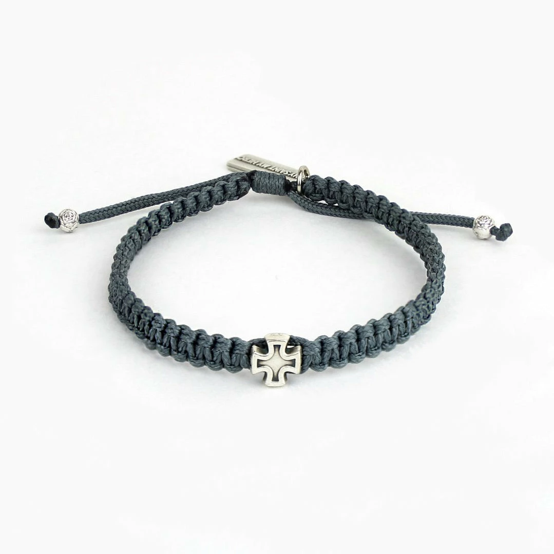 My Saint My Hero Family Virtues Wonderfully Made Purpose Bracelet - Slate