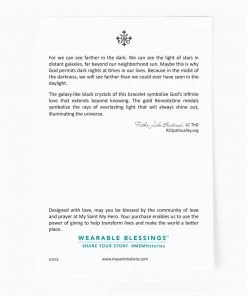 My Saint My Hero Stellar Blessings Night Sky Blessing Bracelet Jewelry