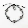 My Saint My Hero Gratitude Crystal Bracelet - Silver