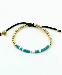 My Saint My Hero Jewelry Beloved Morse Code Bracelet - Gold