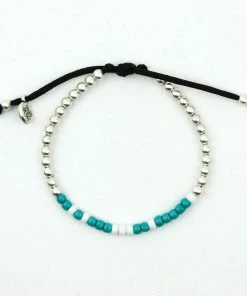 My Saint My Hero Jewelry Beloved Morse Code Bracelet - Silver