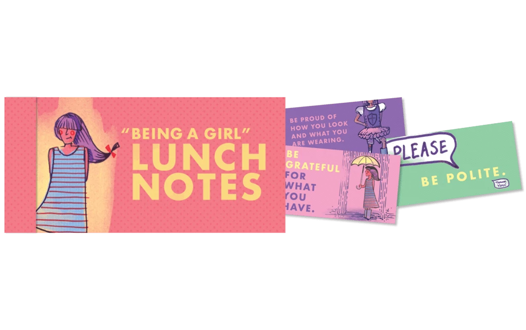 Papersalt Lunch Notes: Being A Girl