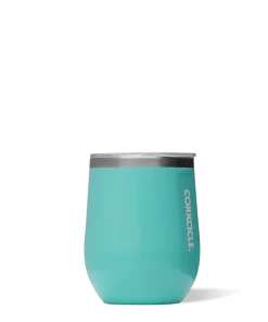 Corkcicle Turquoise 12 Oz Stemless