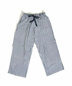 2 Chic Apparel The Bottom Line Striped Lounge Pants With Stretch Drawstring Waistband