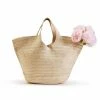 2 Chic Bags On The Go Oversized Paper Straw Tote With Rounded Handle - Paper/Straw
