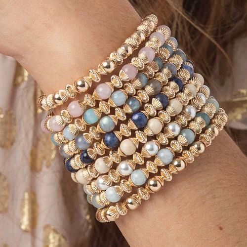 Enewton Loyalty Gold 6mm Bead Bracelet Jewelry