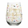 Slant 20 OZ Stemless - Happy Birthday