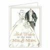 Roseannebeck Greeting Card - Best Wishes To The New Mr. & Mrs. Bride And Groom Stationery