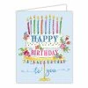 Roseannebeck Greeting Card - Happy Birthday To You Cake Blue