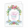 Roseannebeck Greeting Card - Thank You So Very Much Floral Emblem