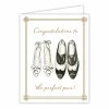 Roseannebeck Stationery Greeting Card - Congratulations To The Perfect Pair