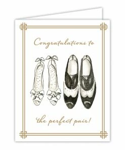 Roseannebeck Stationery Greeting Card - Congratulations To The Perfect Pair