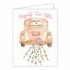 Roseannebeck Greeting Card - Happily Ever After Handpainted Car