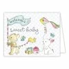 Roseannebeck Greeting Card - Welcome Sweet Baby Animal Parade Stationery