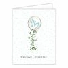Roseannebeck Stationery Greeting Card - It's A Boy Welcome Little One Handpainted Balloon