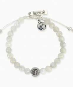 My Saint My Hero A Mother's Love Moonstone Fertility Bracelet Jewelry