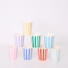 Meri Meri Gifts Mixed Stripe Cups