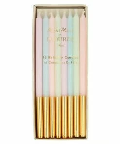 Meri Meri Ladure Paris Gold Leaf Candles Gifts