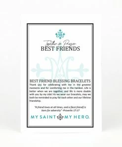 My Saint My Hero Jewelry Best Friends Bracelet Set - Metallic Gold