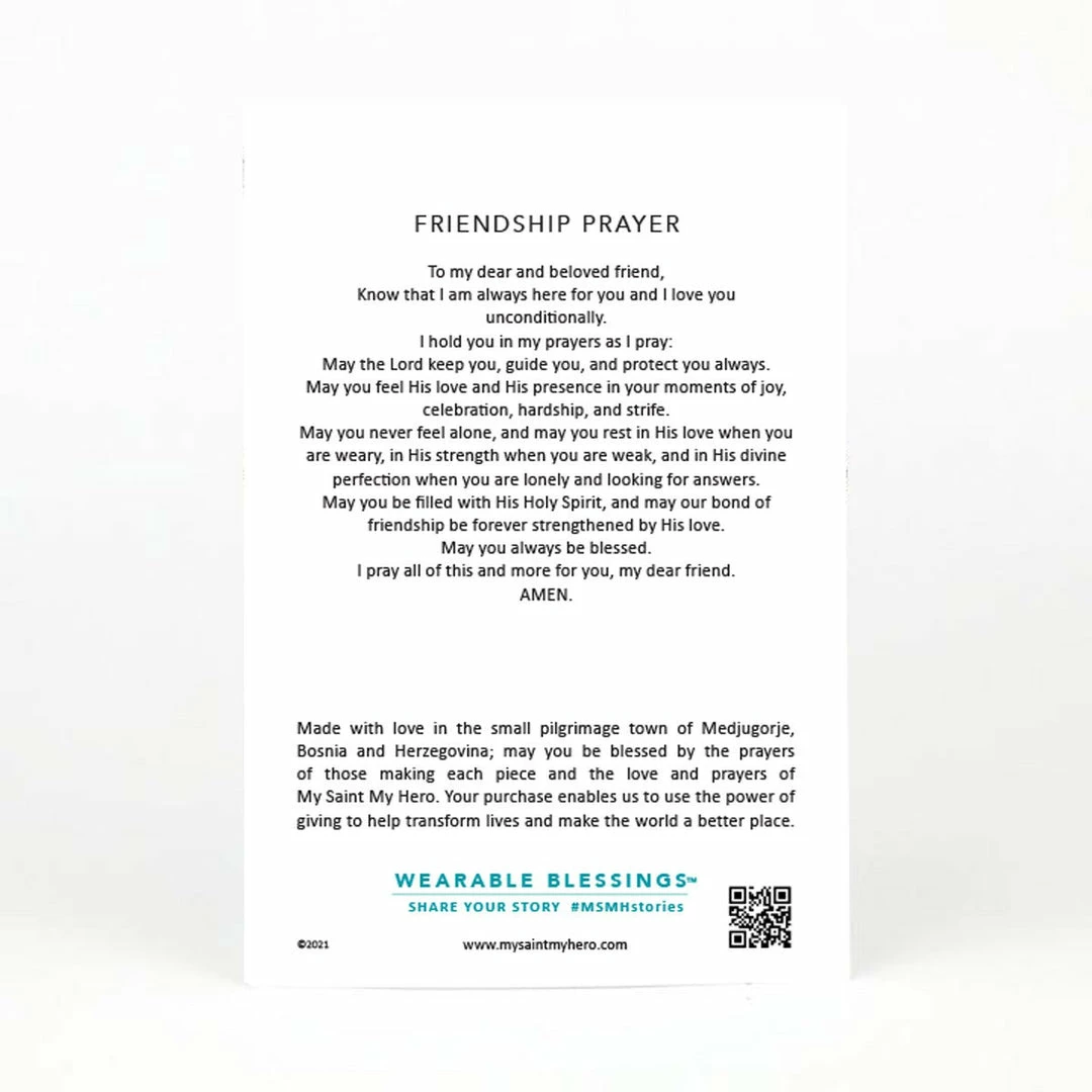 My Saint My Hero Jewelry Best Friends Bracelet Set - Metallic Gold