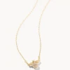 Spartina Sparkly Bee Necklace 16" Crystal Jewelry