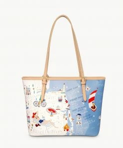 Spartina Down The Shore Small Tote With Zipper Bags