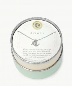 Spartina Sea La Vie - 18" It Is Well/Cross Anchor SIL