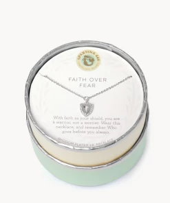 Spartina Sea La Vie - 18" Faith Over Fear/Cross Shield SIL
