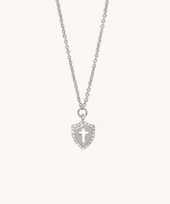 Spartina Sea La Vie - 18" Faith Over Fear/Cross Shield SIL