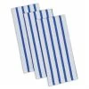 Design II Blueberry Stripe Heavyweight Dishtowel Set Of 3